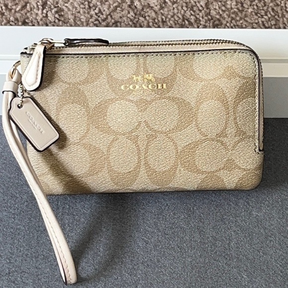 Coach Tan Wristlet Clutch - Picture 3 of 14